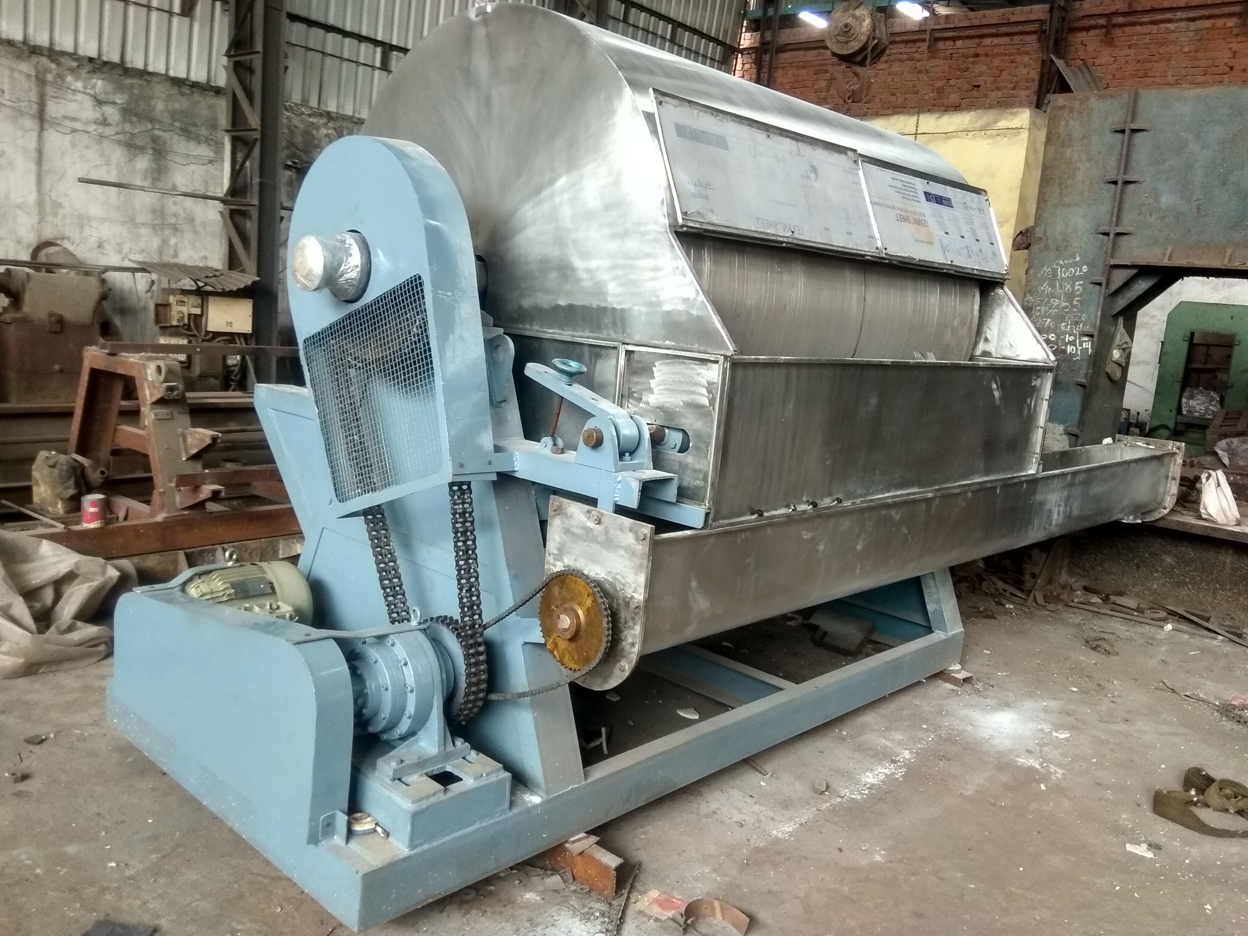 Jacketed Cooling Flaker Drum